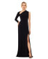 Women's Asymmetric-Neck One-Sleeve Gown