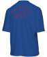 Women's Royal Buffalo Bills Half-Sleeve Mock Neck T-shirt