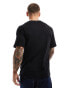 Jack & Jones oversized t-shirt with front logo in black