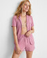 Women's 2-Pc. Short-Sleeve Notched-Collar Pajama Set XS-3X, Created for Macy's