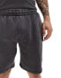 ONLY & SONS cargo sweat short co-ord in washed grey