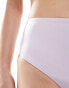 Monki mix and match high leg waist bikini bottom in lilac