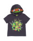 Toddler Boys Leonardo Michelangelo Raphael T-Shirt and Mesh Shorts Outfit Set to