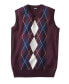 Big & Tall V-Neck Argyle Sweater Vest