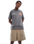 Aape By A Bathing Ape boxy fit short sleeve t-shirt with graphic back print in grey