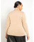 Plus Size Layering Turtleneck