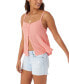 Juniors' Kallie Flowy Woven Tank Top