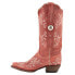 Ferrini Bella Embroidered Snip Toe Cowboy Womens Red Casual Boots 82261-22