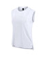 Women's White Miami Dolphins Studio Gym Tank Top