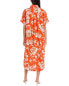 Mara Hoffman Abbie Shirtdress Women's Orange Xs