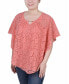 Petite Lace Poncho Top with Matching Tank