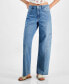 Women's Twisted-Seam Cargo Wide-Leg Jeans, Created for Macy's