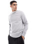 GANT shield logo print sweatshirt in grey marl