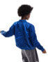 Nike reversible varsity bomber jacket in blue