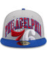 Men's Gray, Royal Philadelphia 76ers Tip-Off Two-Tone 59FIFTY Fitted Hat