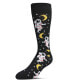 Men's Stellar Moonwalk Astronaut Novelty Crew Socks