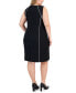 Plus Size Sleeveless Sheath Dress