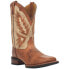 Laredo Koufax Square Toe Cowboy Mens Beige, Brown Casual Boots 7862