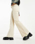 Pimkie low rise flared jeans in beige