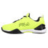 Fila Speedserve Energized Tennis Mens Black, Yellow Sneakers Athletic Shoes 1TM