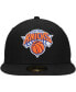 Men's Black New York Knicks Team Wordmark 59Fifty Fitted Hat