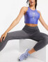 Under Armour Training Iso Chill crop top in blue