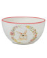 Easter Garden 6" Assorted Ice Cream Bowls, Set of 4