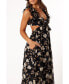 Women's Lucah Frill Shoulder Maxi Dress