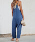 Women's Slouchy Strapless Knit Jumpsuit