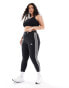 adidas Sportswear Plus Essential leggings with three stripes in black