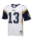 Men's Kurt Warner White Los Angeles Rams Big and Tall 2001 Retired Player Replica Jersey