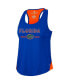 Women's Royal Florida Gators Sachs 2-Hit Scoop Neck Racerback Tank Top