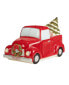 Red Truck Snowman 3D Cookie Jar