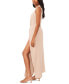 Women's Tie-Front Slit Sleeveless Dress