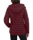 Women's Faux-Fur-Trim Hooded Packable Puffer Coat