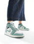 Nike Air Jordan 1 mid trainers in sage green