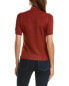 St. John Ribbed Top Women's Red Xs