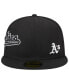 Men's Black Oakland Athletics Jersey 59FIFTY Fitted Hat