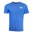 Puma Essential Embroidery Logo Crew Neck Short Sleeve T-Shirt Mens Blue Casual T