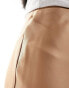 New Look satin midi skirt in gold