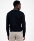 Men's Solid V-Neck Cotton Sweater, Created for Macy's