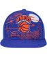 Men's Blue New York Knicks Hardwood Classics Asian Heritage Scenic Snapback Hat