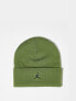 Jordan logo beanie in olive green