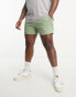 ASOS DESIGN skinny chino shorts in shorter length in khaki