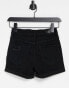 Hollister ripped short in black