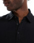 ASOS DESIGN Premium heavyweight polo 300gsm in black