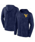 Men's Navy West Virginia Mountaineers Camo Hoodie Long Sleeve T-shirt