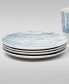 Colorwave Weave Set Of 4 Accent Plates, 8.25"