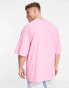 Versace Jeans Couture college t-shirt in pink