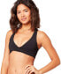 L*Space 257708 Women's Toranto Bikini Top Black Swimwear Size Small